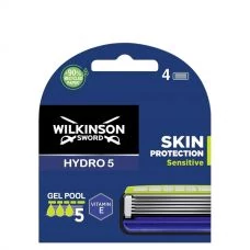 Змінні касети (леза) Wilkinson Sword Hydro 5 Skin Protection Sensitive (4 шт.) ЄС