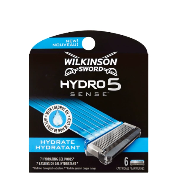 Змінні касети (леза) Wilkinson Sword (Schick) Hydro 5 Sense (6 шт.)