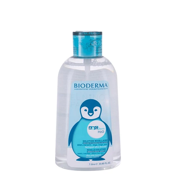 Дитячий міцелярний розчин Bioderma Abcderm Н2О (1000 мл.) ЄС
