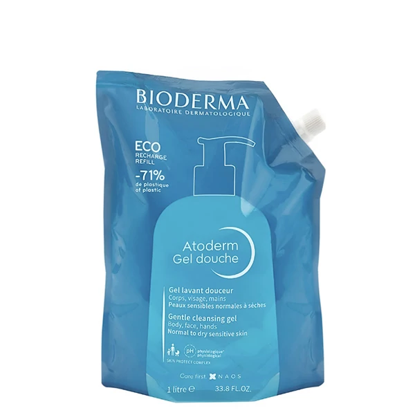 Гель для душу Bioderma Atoderm Ultra Gentle Eco (1000 мл.) ЄС