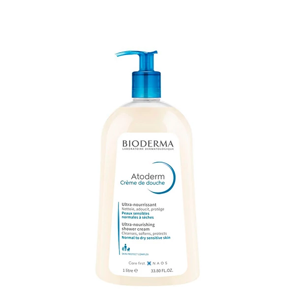Крем-гель для душу Bioderma Atoderm для чутливої ​​шкіри (1000 мл.) ЄС