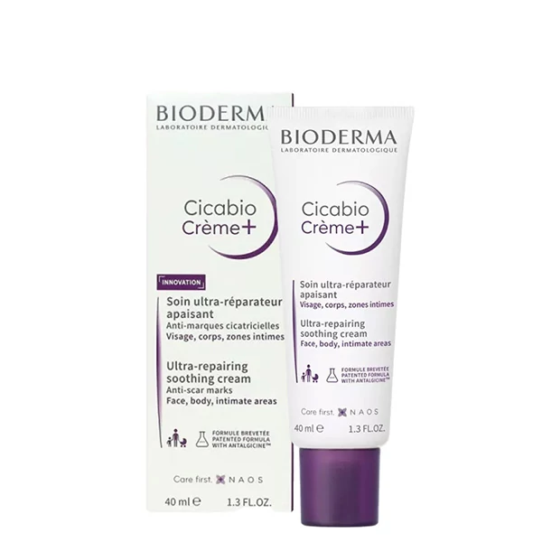 Крем для обличчя Bioderma Cicabio Creme заспокійливий та відновлювальний (40 мл.) ЄС