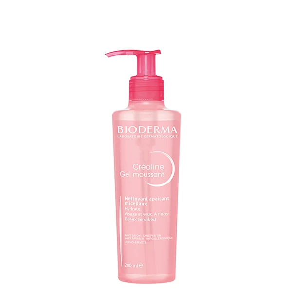 Гель для очищення обличчя Bioderma Crealine (200 мл.)