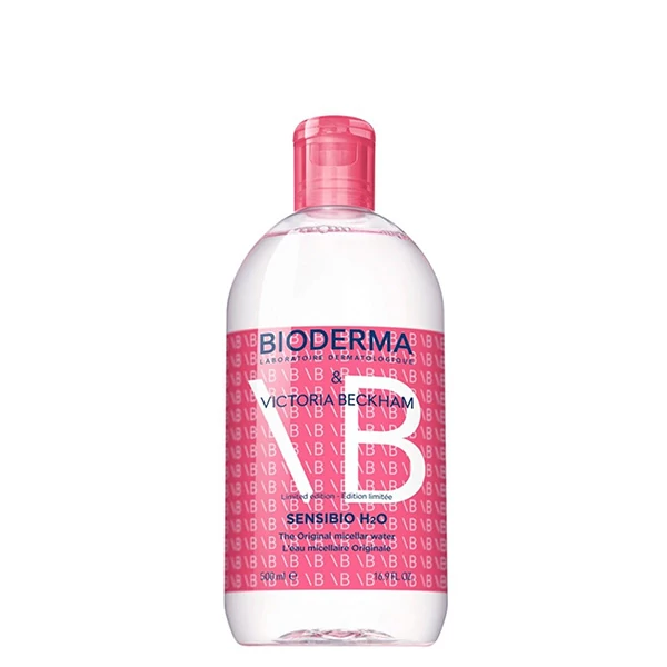 Міцелярна вода Bioderma Sensibio H2O x Victoria Beckham (500 мл.)