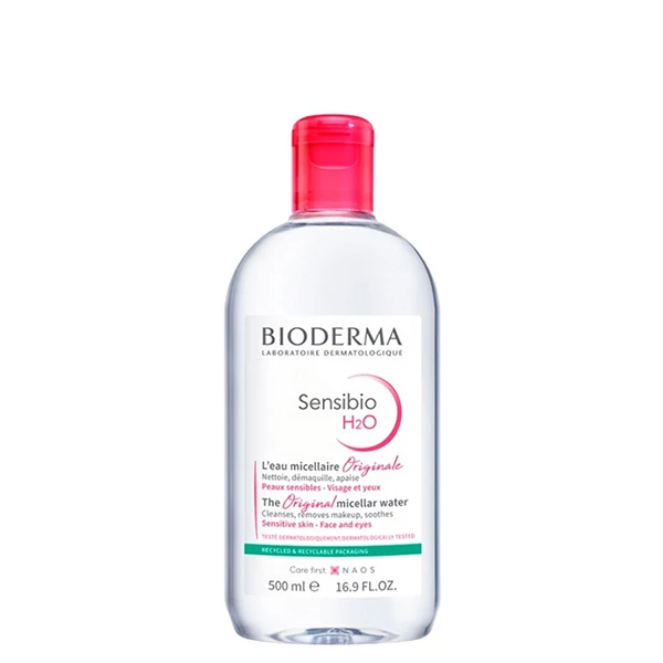 Міцелярна рідина Bioderma Sensibio для чутливої ​​шкіри (500 мл.) ЄС