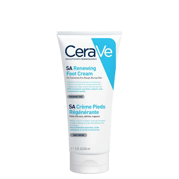 Крем для ніг CeraVe SA регенеруючий для дуже сухої шкіри (88 мл.) ЄС