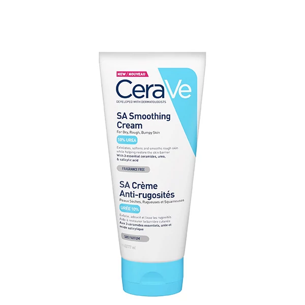 Пом'якшувальний крем CeraVe (177 мл.) для сухої, загрубілої та нерівної шкіри обличчя та тіла ЄС