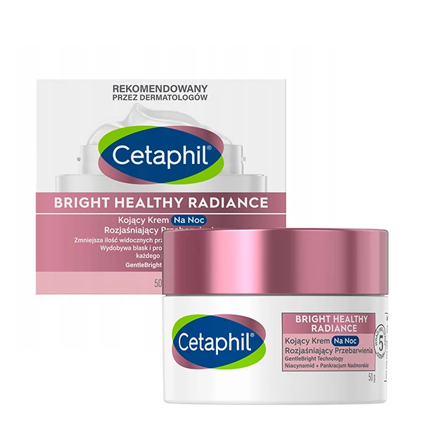 Нічний крем для освітлення та вирівнювання тону шкіри Cetaphil Bright Healthy Radiance (50 г.) ЄС