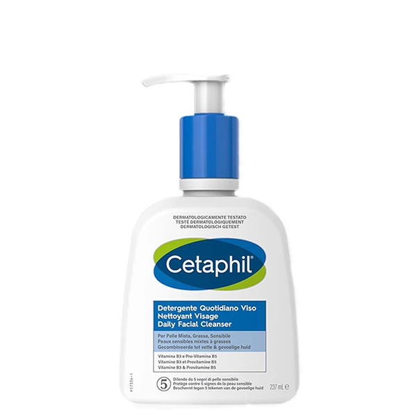Очищувальний засіб для обличчя Cetaphil для чутливої ​​шкіри (237 мл.) ЄС