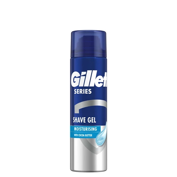 Гель для гоління Gillette Series Hydrating зволожувальний з маслом какао 200 мл ЄС