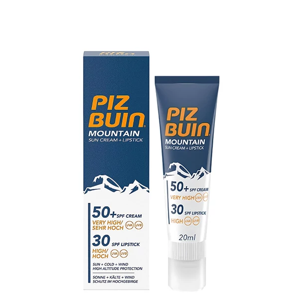 Бальзам для губ Piz Buin Mountain 2 в 1 SPF50 (20 мл.) ЄС
