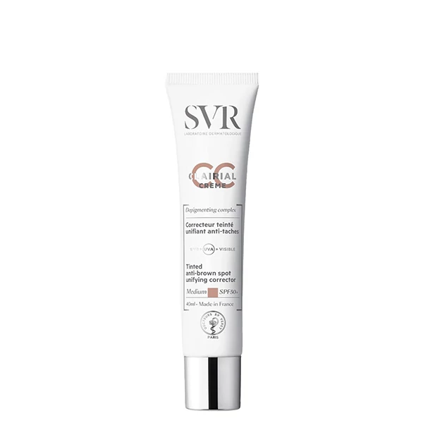 Захисний крем для обличчя SVR CC SPF50+ проти пігментних плям (40 мл.) ЄС