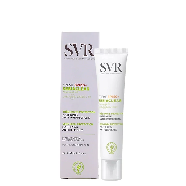 Крем для обличчя SVR Sebiaclear Creme SPF50+ для захисту (40 мл.) ЄС