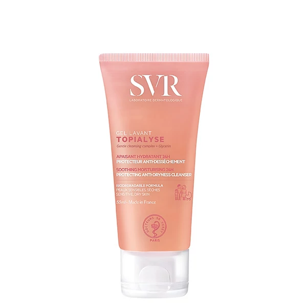 Очисний гель для обличчя і тіла SVR Topialyse Gel Lavant для сухої та чутливої шкіри (200 мл.) ЄС