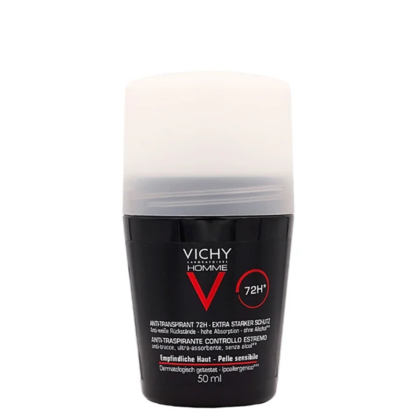 Дезодорант кульковий Vichy Deo Anti-Transpirant 72H для чоловіків (50 мл.) ЄС