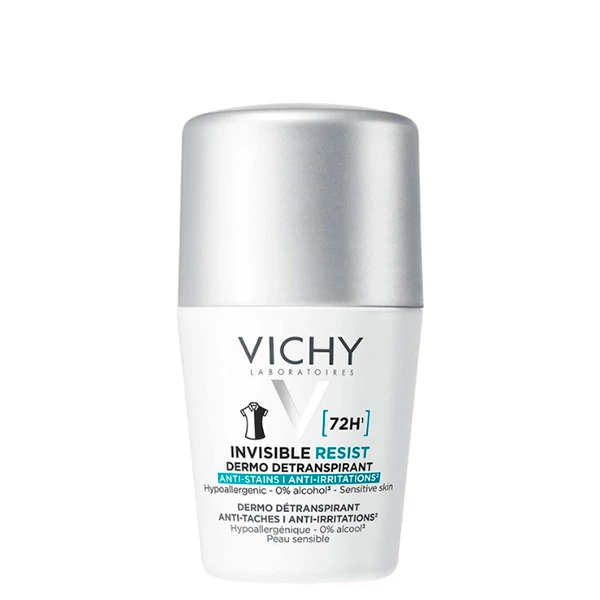 Кульковий дезодорант-антиперспірант Vichy Deo Invisible Resist 72 години захисту (50 мл.) ЄС