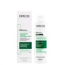 Кератолітичний шампунь Vichy Dercos PSOlution Kerato-Reducing Treating Shampoo для шкіри голови з проявами лущення та свербежу (200 мл.) ЄС
