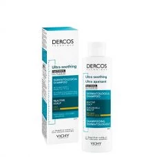 Заспокійливий шампунь для сухого волосся Vichy Dercos Ultra Soothing Shampoo for Dry Hair (200 мл.) ЄС