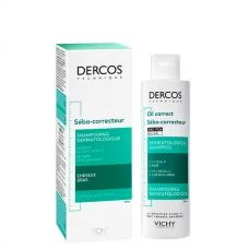 Дерматологічний шампунь Vichy Dercos себо-регулюючий для жирного волосся (200 мл.) ЄС