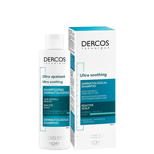 Заспокійливий шампунь Vichy Dercos для чутливої шкіри голови (200 мл.) ЄС