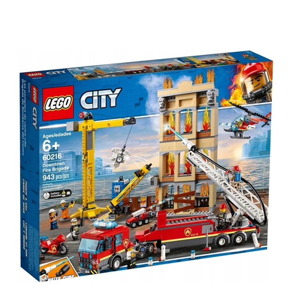 Конструктор LEGO City Міська пожежна бригада (60216) ЄС