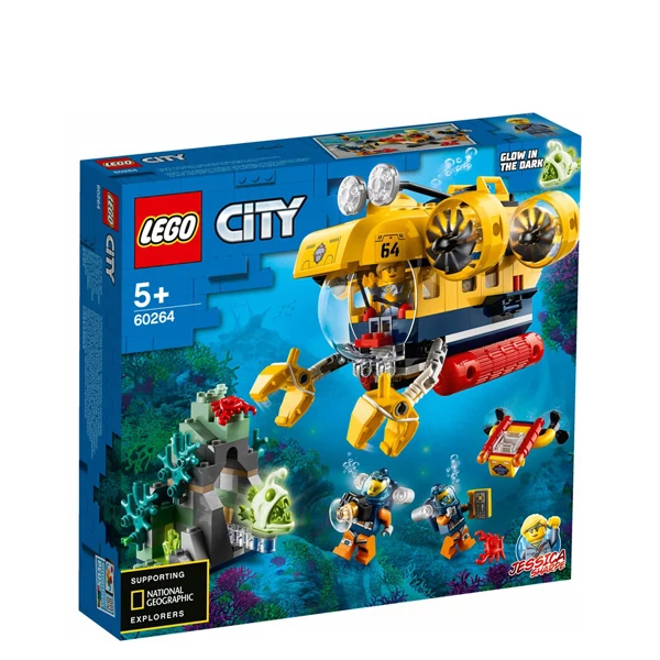 Конструктор LEGO City Океан: дослідницький підводний човен (60264) ЄС