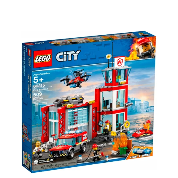 Конструктор LEGO City Пожежне депо (60215) ЄС