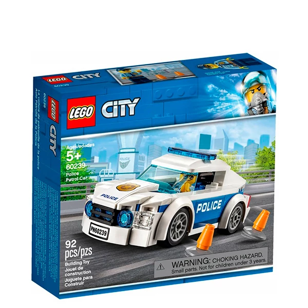 Конструктор LEGO City Поліцейський патрульний автомобіль (60239) ЄС