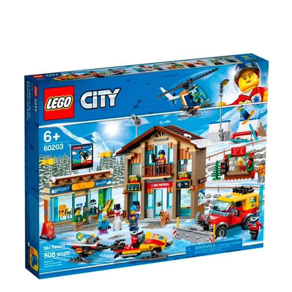 Конструктор LEGO City Town Гірськолижний курорт (60203) ЄС