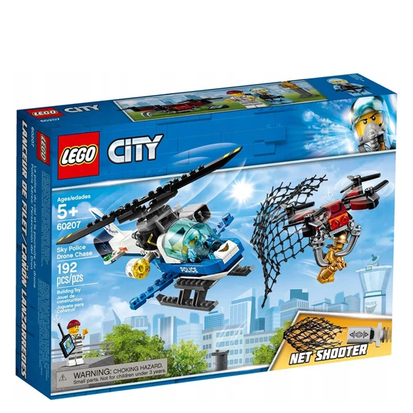 Конструктор LEGO City Повітряна поліція Переслідування з дроном (60207) ЄС