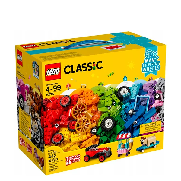 Конструктор LEGO Classic Кубики і колеса (10715) ЄС