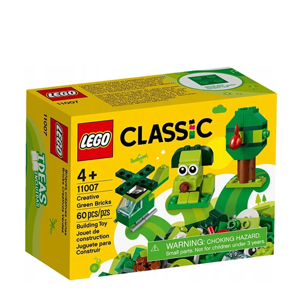 Конструктор LEGO Classic Зелені кубики для творчості (11007) ЄС