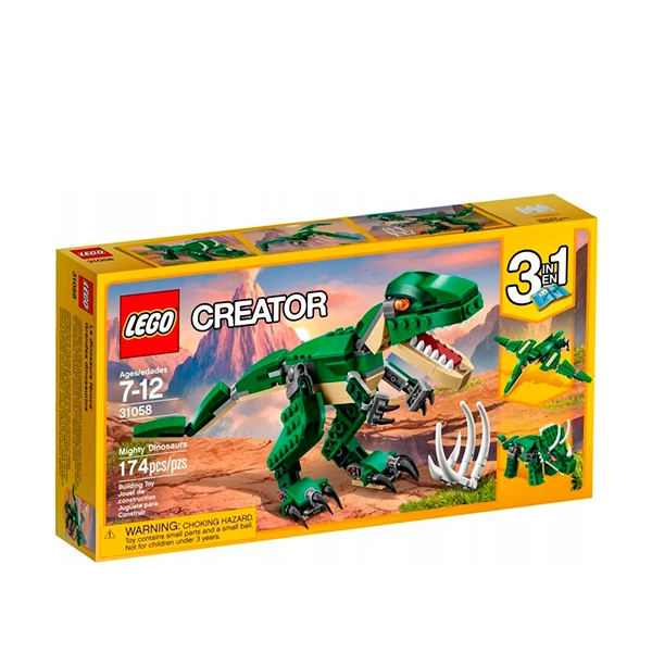 Конструктор LEGO Creator Могутні Динозаври (31058) ЄС