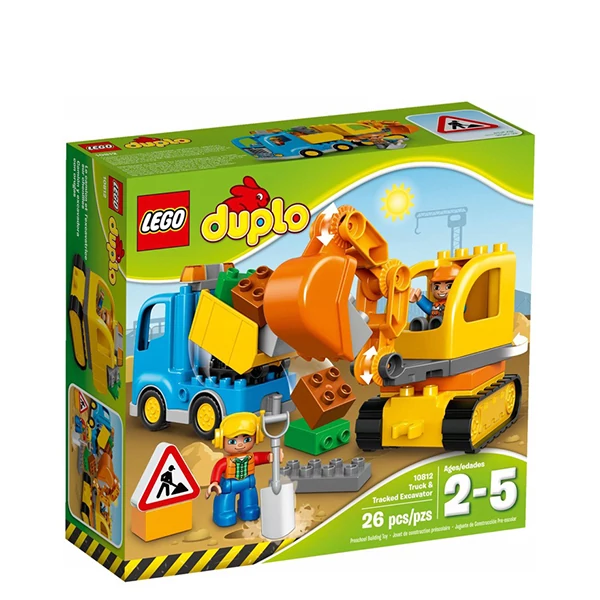 Конструктор LEGO DUPLO Вантажівка і гусеничний екскаватор (10812) ЄС