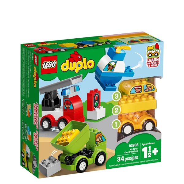 Конструктор LEGO DUPLO Мої перші машинки (10886) ЄС