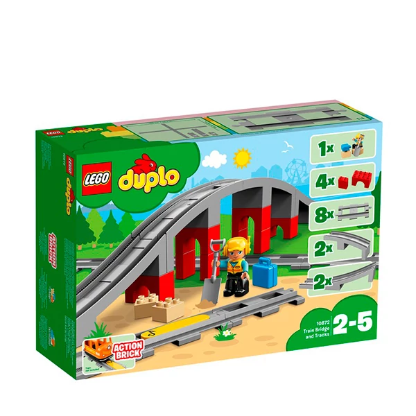 Конструктор LEGO DUPLO Town Залізничний міст (10872) ЄС