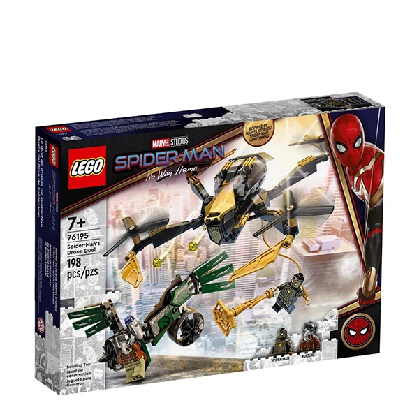 Блоковий конструктор LEGO Дуэль дронов Человека-паука (76195) ЄС
