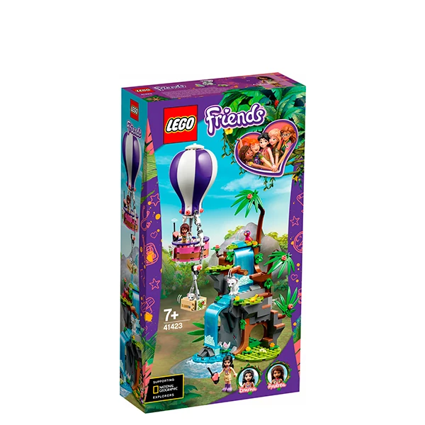 Конструктор LEGO Friends Джунглі: порятунок тигра на повітряній кулі (41423) ЄС