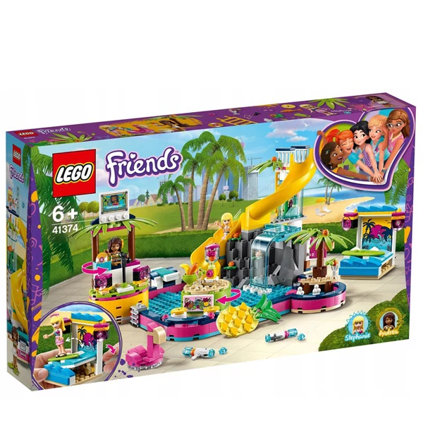 Конструктор LEGO Friends Вечірка Андреа біля басейну (41374) ЄС