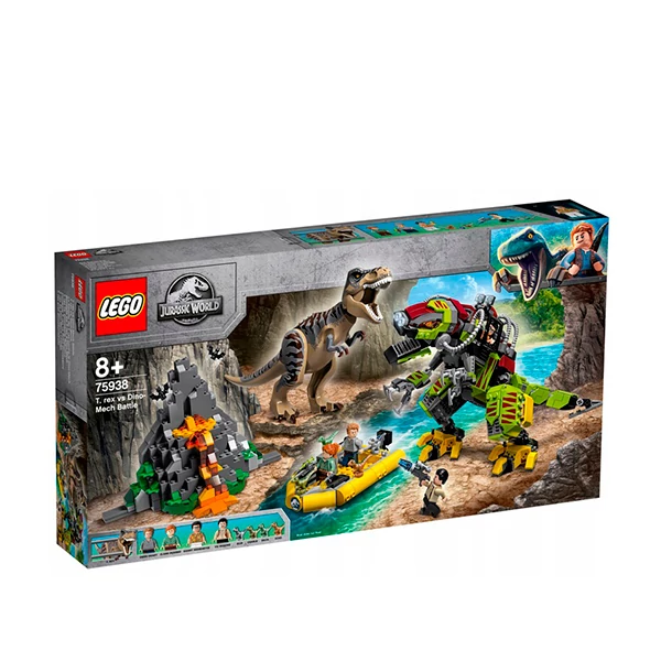 Конструктор LEGO Jurassic World Бій тиранозавра проти робота-динозавра (75938) ЄС
