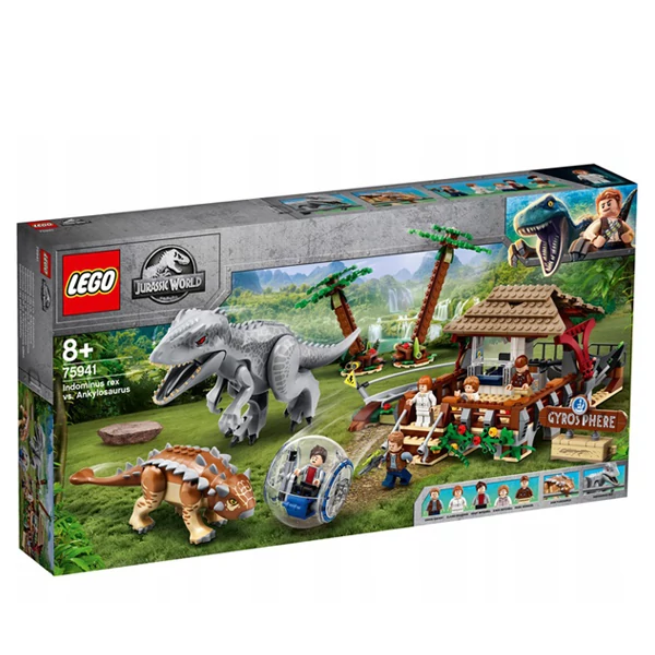 Конструктор LEGO Jurassic World Індомінус-рекс проти Анкилозавра (75941) ЄС