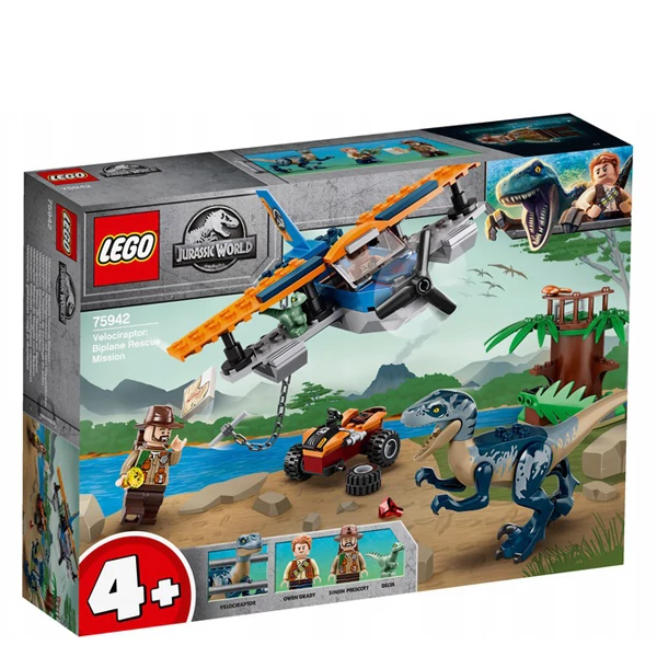 Конструктор LEGO Jurassic World Переслідування велоцираптора (75942) ЄС