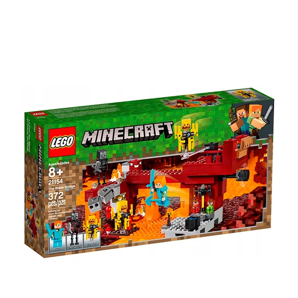 Конструктор LEGO Minecraft Палаючий міст (21154) ЄС