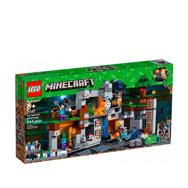 Конструктор LEGO Minecraft Пригоди на скелях (21147) ЄС