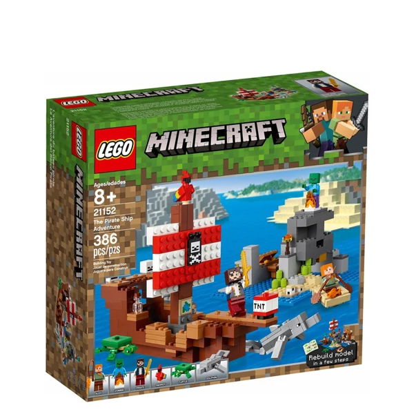 Конструктор LEGO Minecraft Пригоди на піратському кораблі (21152) ЄС