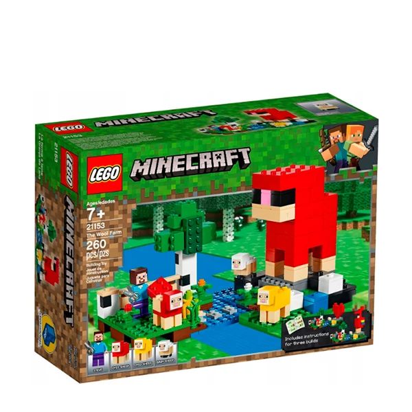 Конструктор LEGO Minecraft Вовняна ферма (21153) ЄС