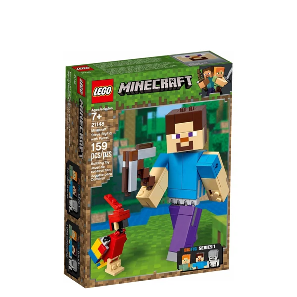 Конструктор LEGO Minecraft Стів з папугою (21148) ЄС