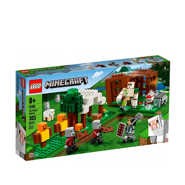 Конструктор LEGO Minecraft Застава рейдерів (21159) ЄС