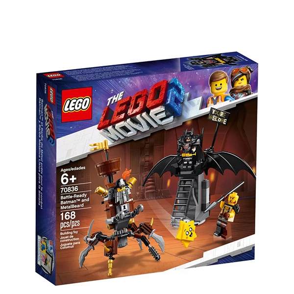 Конструктор LEGO Movie 2 Бойовий Бетмен і Залізна борода (70836) ЄС