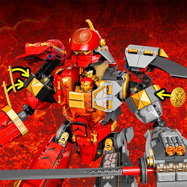 Конструктор LEGO Ninjago Кам'яний робот вогню (71720) ЄС — купити